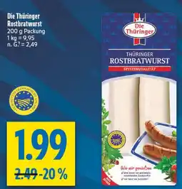 diska Die thüringer thüringer rostbratwurst Angebot
