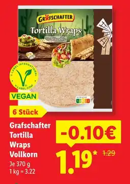 Lidl Grafschafter tortilla wraps vollkorn Angebot