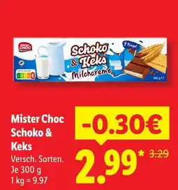 Lidl Mister choc schoko & keks Angebot