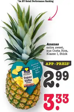 E-Center Edeka super süße ananas Angebot