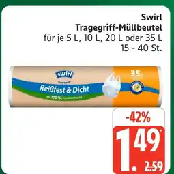 Marktkauf Swirl tragegriff-müllbeutel Angebot