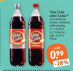 tegut Vita cola original Angebot