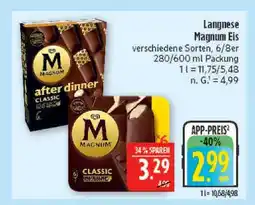 Marktkauf Langnese magnum eis classic Angebot