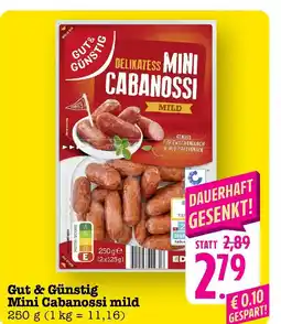 E-Center Gut & günstig mini cabanossi mild Angebot