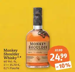 tegut Monkey shoulder whisky Angebot
