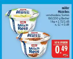 Marktkauf Müller milch reis Angebot