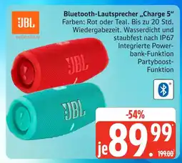 Marktkauf Jbl bluetooth-lautsprecher charge 5 Angebot