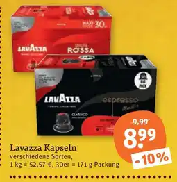 tegut Lavazza kapseln rossa Angebot