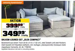 OBI BALKON-LOUNGE-SET,,OLEA COMPACT" Angebot