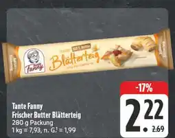 E-Center Tante fanny frischer butter blätterteig Angebot