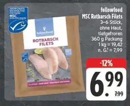 E-Center Followfood msc rotbarsch filets Angebot