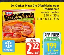 Edeka Dr. oetker pizza die ofenfrische Angebot