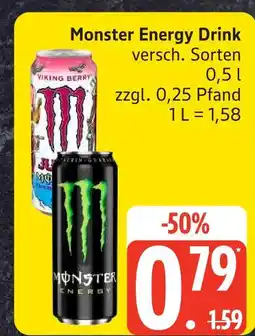 Edeka Monster energy drink Angebot