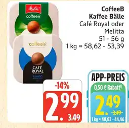 Marktkauf Café royal coffeeb kaffee bälle Angebot