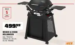 OBI Weber q 2200n rollwagen Angebot