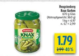 diska Hengstenberg knax gurken Angebot