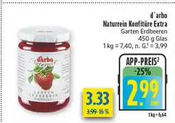 diska D'arbo naturrein konfitüre extra garten erdbeeren Angebot