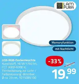 ROLLER Lampura led-rgb-deckenleuchte Angebot