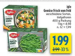 diska Iglo farmers-gemüse Angebot