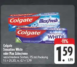Edeka Colgate sensation white Angebot