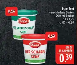 Marktkauf Esina der mittelscharfe senf Angebot