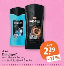 tegut Axe duschgel insta cool Angebot