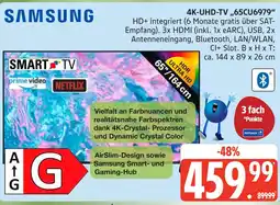 Marktkauf Samsung 4k-uhd-tv 65cu6979 Angebot