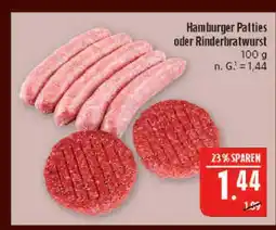 Marktkauf Hamburger patties Angebot