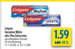 diska Colgate sensation white Angebot