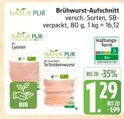 Marktkauf Natur pur bio lyoner Angebot