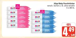 Marktkauf Hipp baby feuchttücher zart pflegend Angebot
