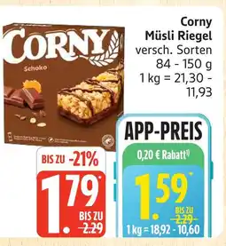 Marktkauf Corny müsli riegel Angebot
