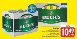 E-Center Beck's bier Angebot