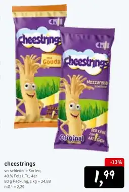 KONSUM Gouda Cheestrings Angebot