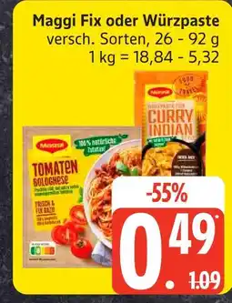 Edeka Maggi fix tomaten bolognese Angebot