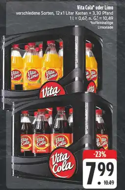 Edeka Vita cola vita cola oder limo Angebot