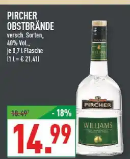 Marktkauf Pircher obstbrände Angebot