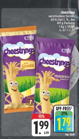 Edeka Cheestrings mit gouda Angebot