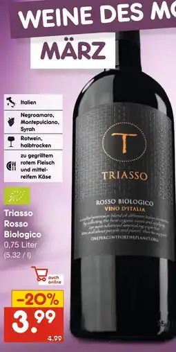 Netto Marken-Discount Triasso rosso biologico Angebot