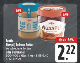 E-Center Zentis erdnuss butter Angebot