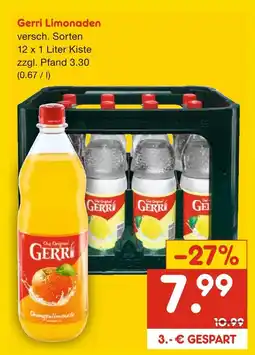 Netto Marken-Discount Gerri limonaden Angebot