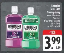 E-Center Listerine total care mundspülung Angebot