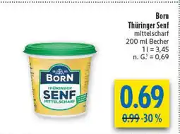 diska Born thüringer senf mittelscharf Angebot