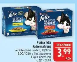 Marktkauf Purina felix katzennahrung Angebot
