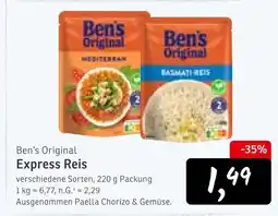 KONSUM Ben's original express reis mediterran Angebot