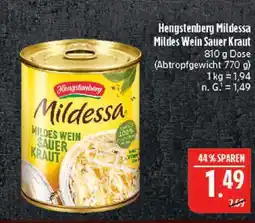 Marktkauf Hengstenberg mildessa mildes wein sauer kraut Angebot