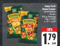 Edeka Funny-frisch cheese cracker creamy cheese Angebot