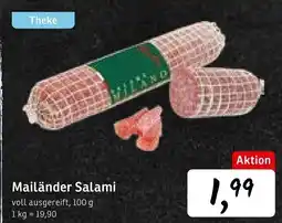 KONSUM Mailänder Salami Angebot