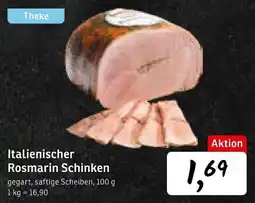 KONSUM Italienischer Rosmarin Schinken Angebot