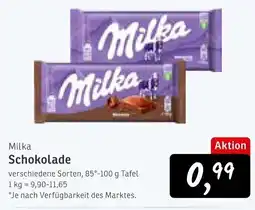 KONSUM Milka Schokolade Angebot